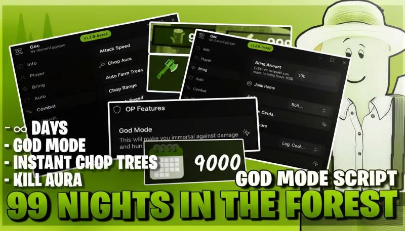 Guia Completo: Script JHub para 99 Nights In The Forest (Keyless & God Mode)